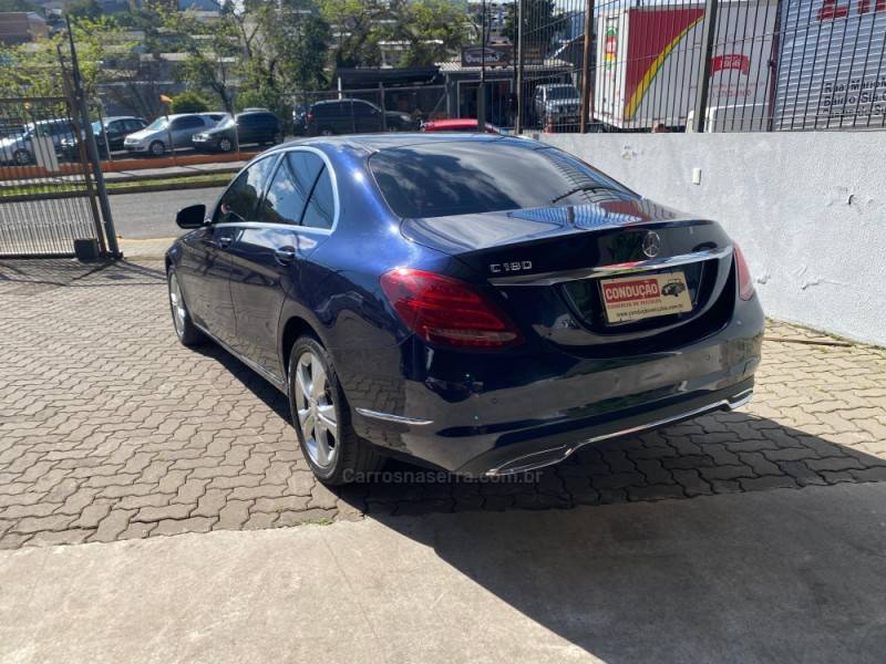MERCEDES-BENZ - C 180 - 2014/2015 - Azul - Sob Consulta